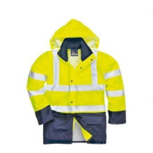 100% Polyester High Visibility Safety Jacket Meet En/ANSI